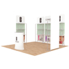 Shelving Display Booth E01C1-44