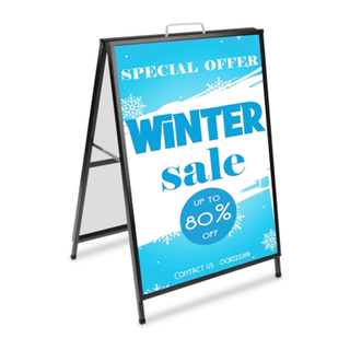Metal Sign Stand E06P9