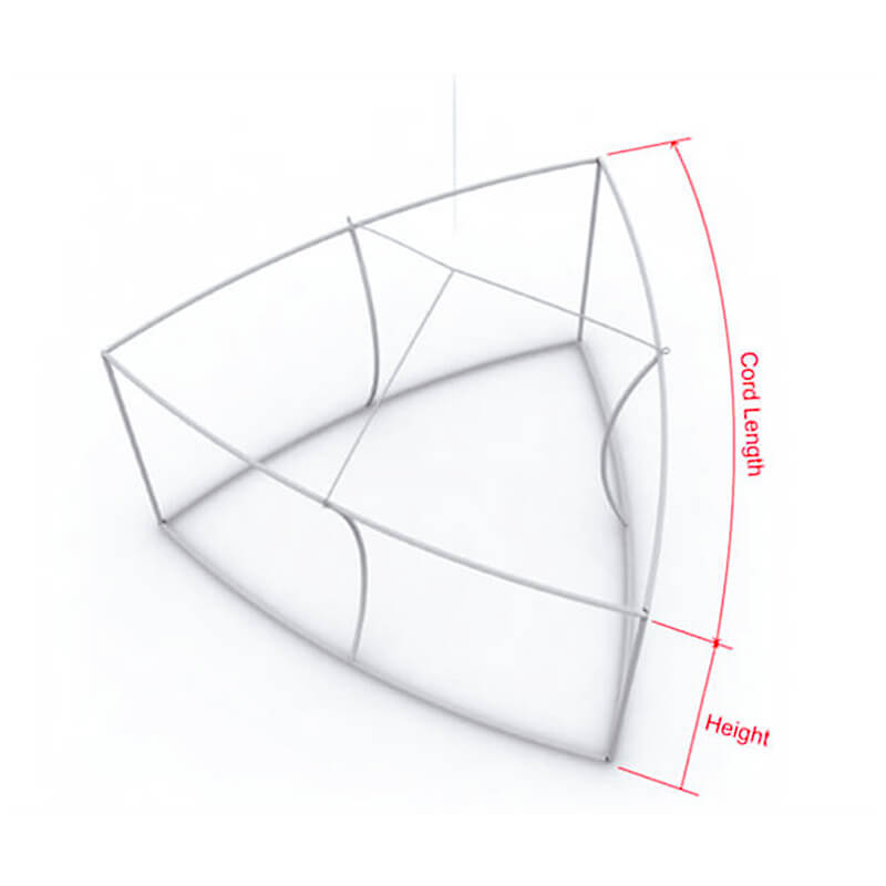 Curved Triangular Sign E03D5